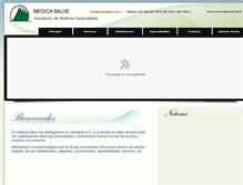Tablet Screenshot of medicasalve.com